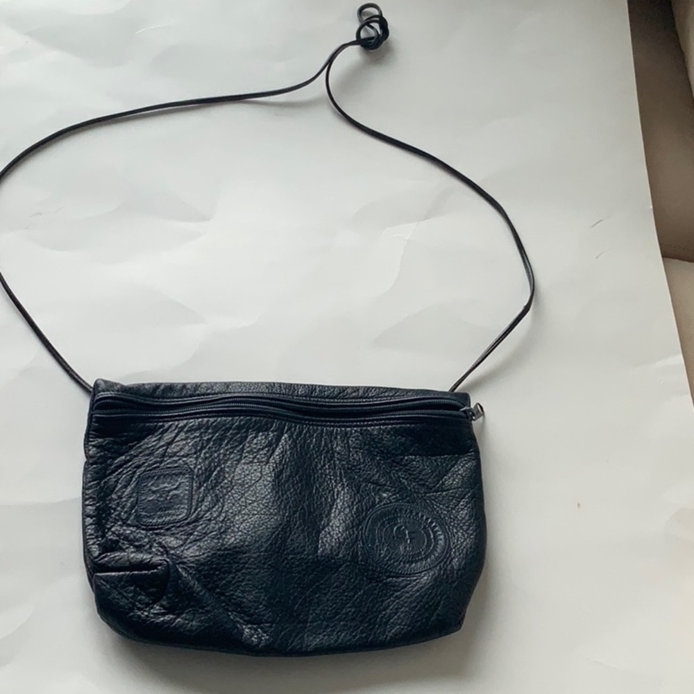 Carlos Falchi navy crossbody